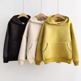 Suede Sweatshirt Hoodie For Men